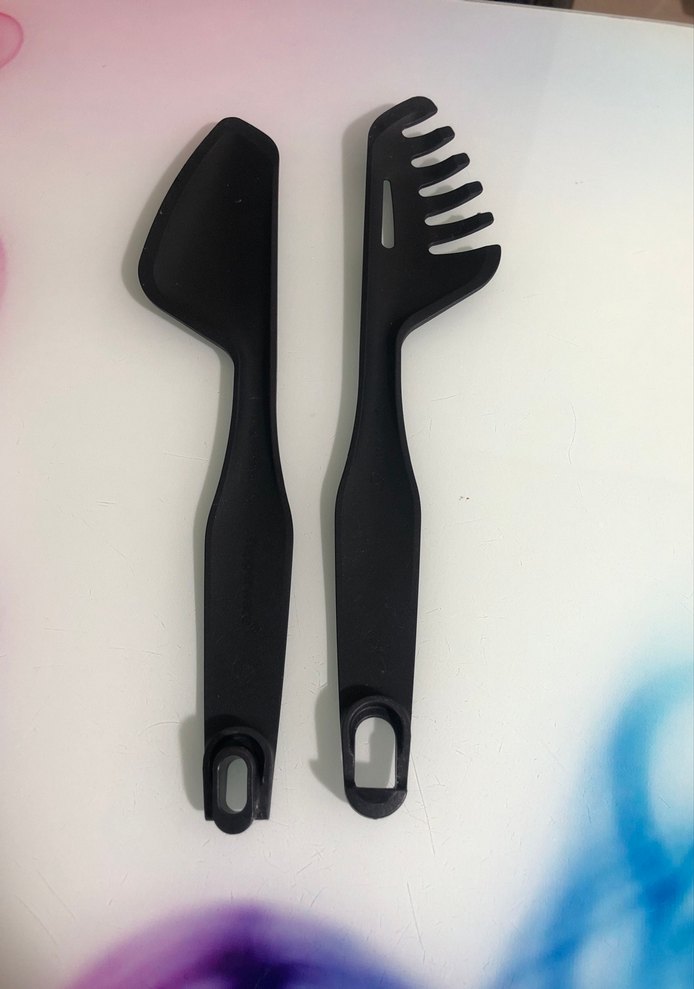 Siyah Tupperware Makarna Maşası - Görsel 5