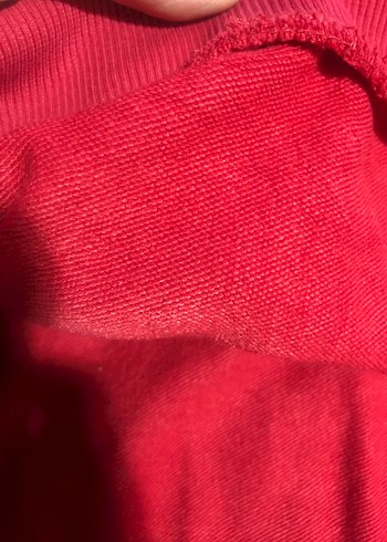 Kız Çocuk Kırmızı Desenli Sweatshirt - Görsel 8