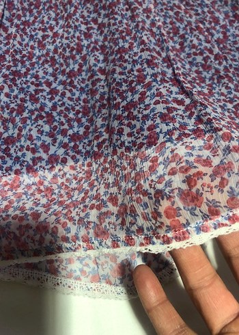 Şifon yazlık elbise astarlı - Görsel 3