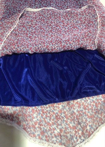 Şifon yazlık elbise astarlı - Görsel 4