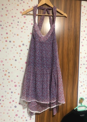 Şifon yazlık elbise astarlı - Görsel 7