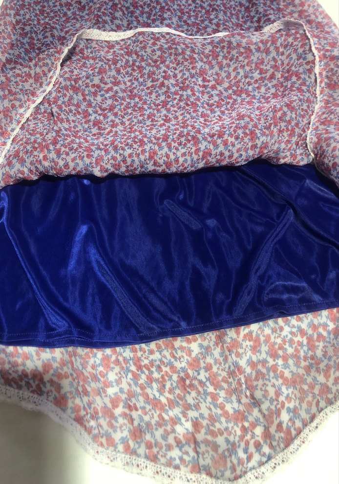 Şifon yazlık elbise astarlı - Görsel 4