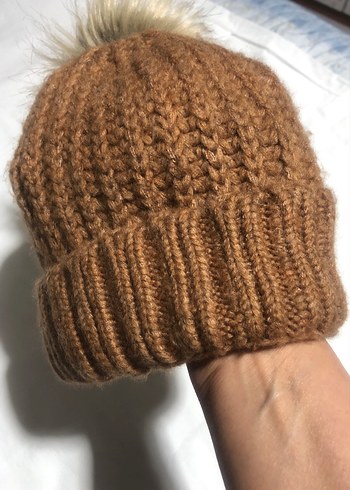 Kürk Detaylı Kadın Bere - Görsel 5