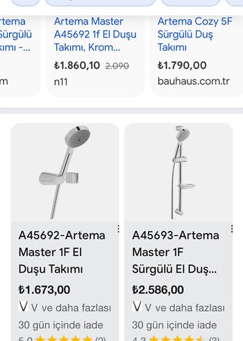 Diğer Gri Duş Başlığı ve duş spiral set