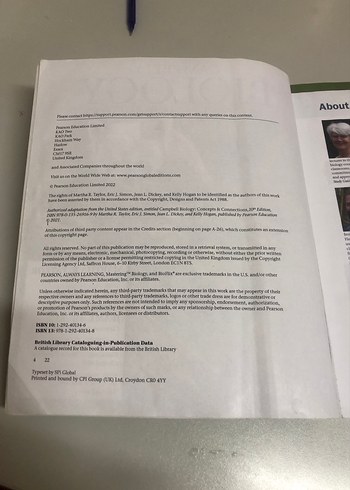 Campbell Biology 10. Baskı Global Edition - Görsel 2