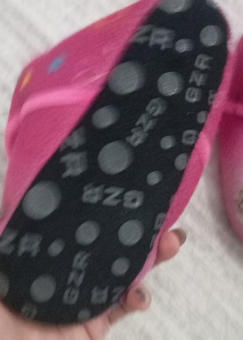 Kız Çocuk Pembe Baskılı Sıcak ev  Terlik pufidik - Görsel 5