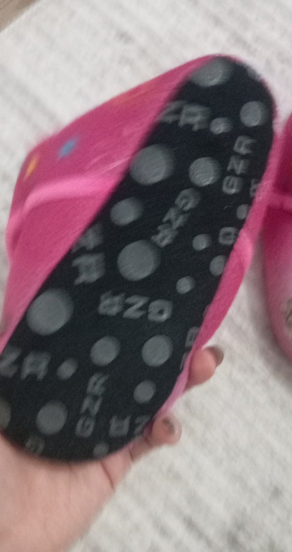 Kız Çocuk Pembe Baskılı Sıcak ev  Terlik pufidik - Görsel 5