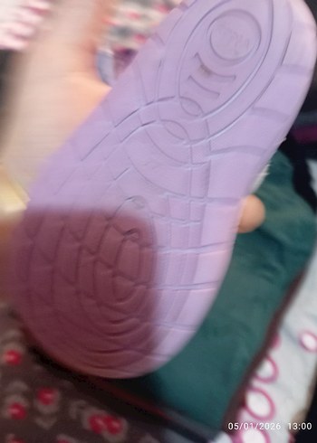 Kız Çocukları İçin Pembe Sıcak panduf ev ayakkabisi Vicco - Görsel 3