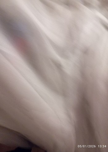 Bohem Tarzı Beyaz Gri Tül Perde - Görsel 3