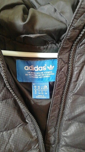 xs Beden Orjinal adidas mont mat siyah 