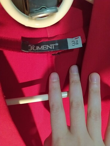 xs Beden kırmızı Renk Blazer ceket