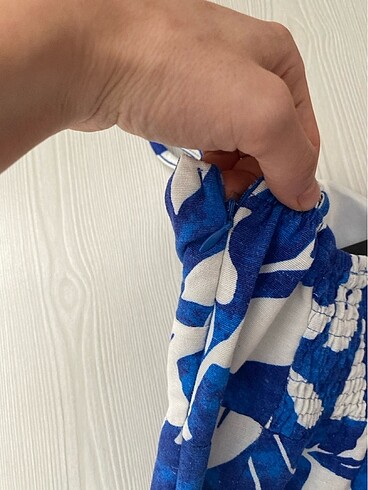 Askılı midi elbise - Görsel 5