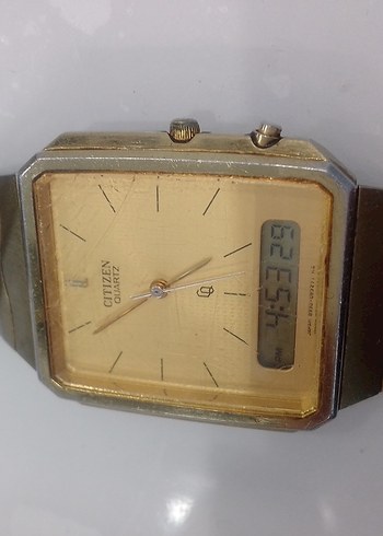 Altın Renk Vintage Citizen Erkek Saati - Görsel 2