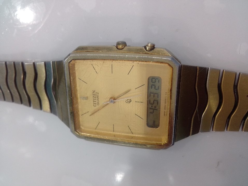 Altın Renk Vintage Citizen Erkek Saati - Görsel 2