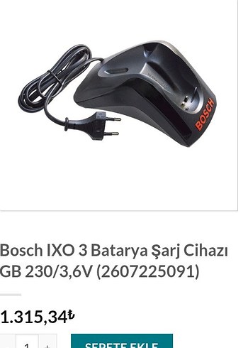 Bosch Siyah Şarj Cihazı fotoda göründüğü gibi son foto model var - Görsel 5