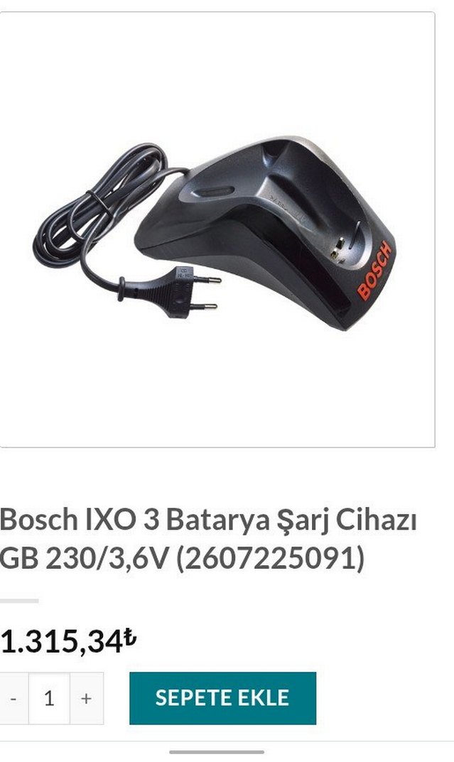 Bosch Siyah Şarj Cihazı fotoda göründüğü gibi son foto model var - Görsel 5