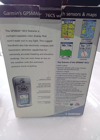 Garmin GPSMAP 76CS GPS Cihazı Gri - Görsel 2