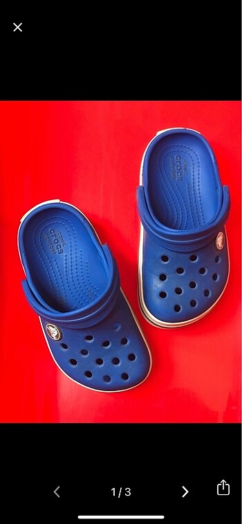 Crocs C8 cocuk terlik
