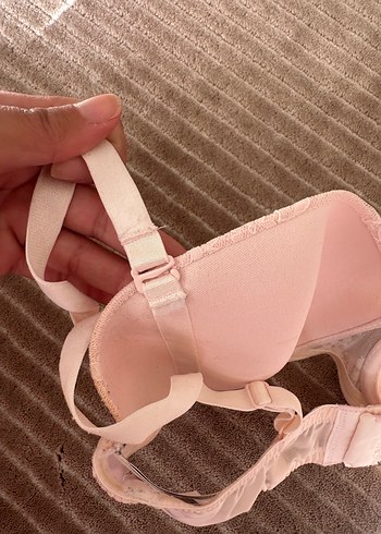 38 Beden pembe Renk Pembe Dantel Detaylı Bohem Sütyen