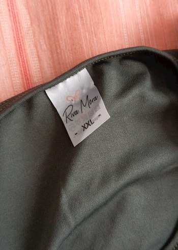 Siyah V Yaka Salaş Uzun Elbise - Görsel 5