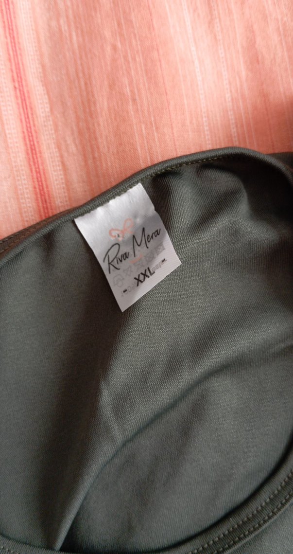 Siyah V Yaka Salaş Uzun Elbise - Görsel 5