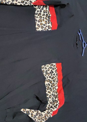 Düğmeli Siyah Hamile Uzun Kollu Gömlek - Görsel 3