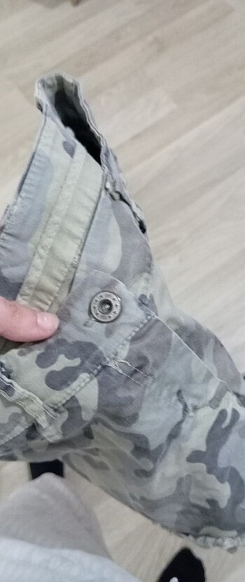 m Beden Askeri desen şort mini