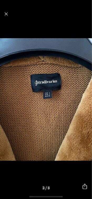 Stradivarius Süet hırka