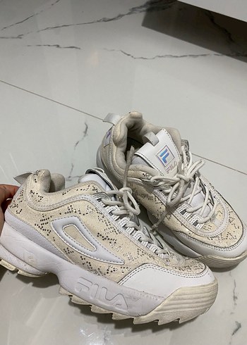 Beyaz Fila Kadın Platform Sneaker