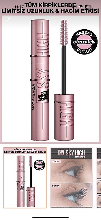Maybelline sky high maskara