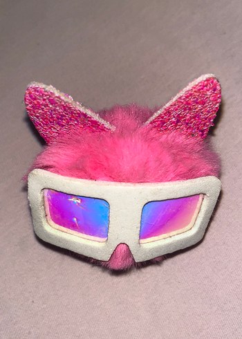 Pembe Parlak Kedi Aksesuarı - Görsel 2