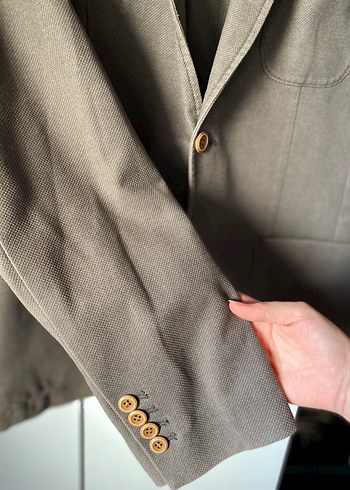 Erkek Kahverengi Düğmeli Ceket - Görsel 3