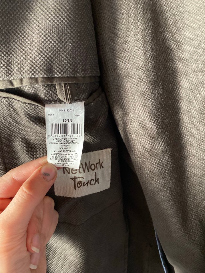 Erkek Kahverengi Düğmeli Ceket - Görsel 5