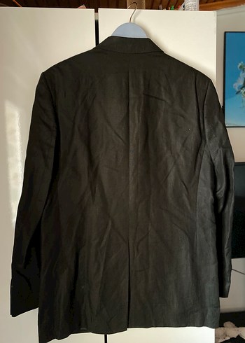 Kahverengi Erkek Düz Kesim Notch Yaka Takım Ceket - Görsel 2