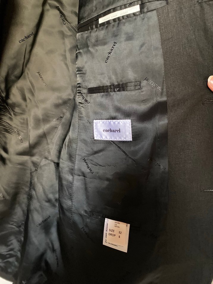 Kahverengi Erkek Düz Kesim Notch Yaka Takım Ceket - Görsel 3