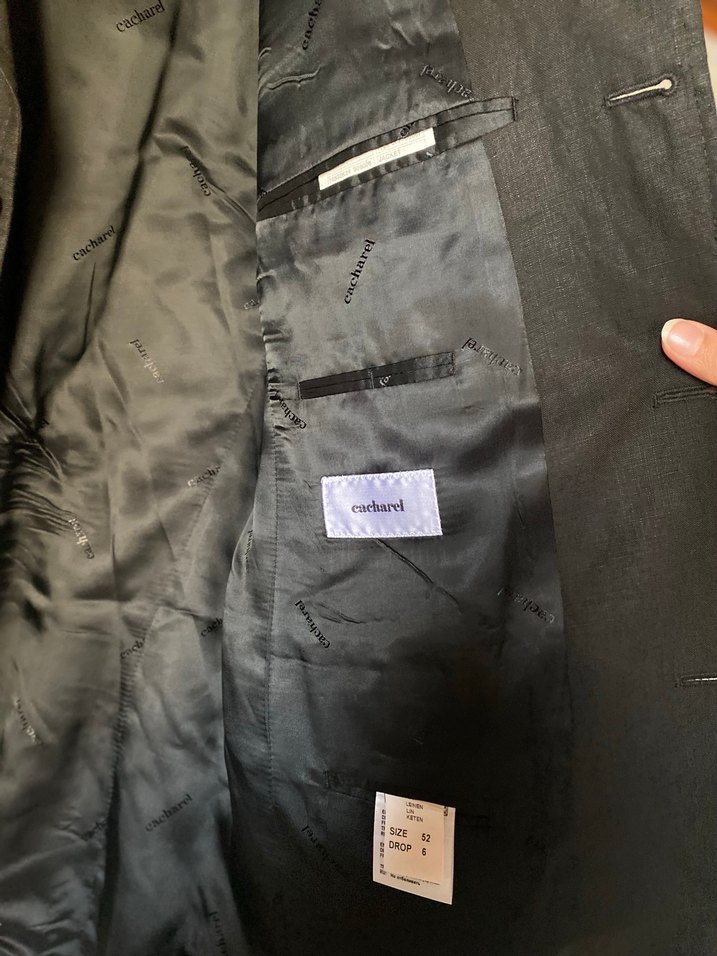 Kahverengi Erkek Düz Kesim Notch Yaka Takım Ceket - Görsel 4