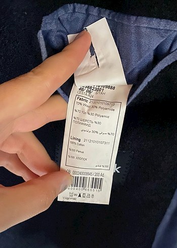 Düğmeli Siyah Erkek Deri Ceket - Görsel 4