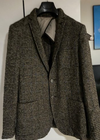 Düğmeli Kahverengi Erkek Ceket - Görsel 2