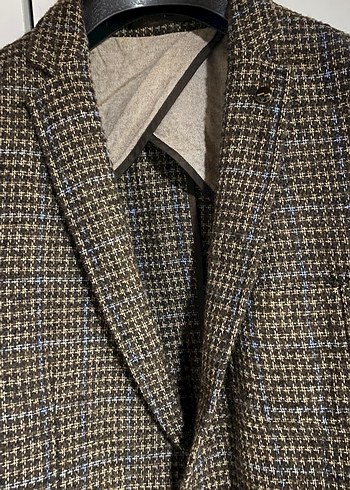 Düğmeli Kahverengi Erkek Ceket - Görsel 3