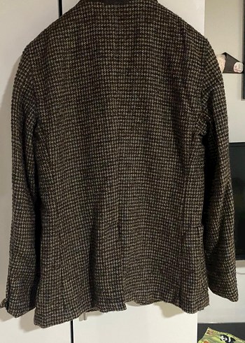 Düğmeli Kahverengi Erkek Ceket - Görsel 5