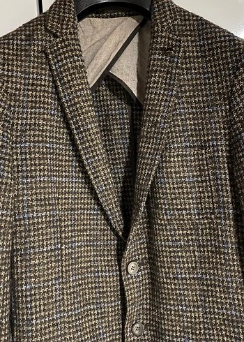 Düğmeli Kahverengi Erkek Ceket - Görsel 4