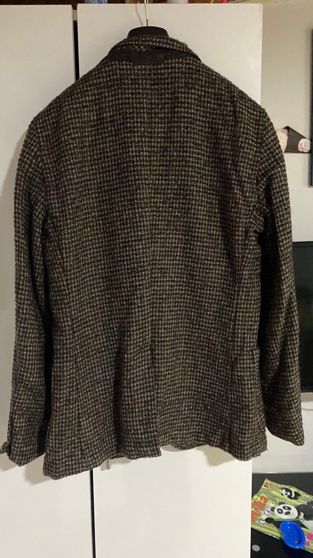 Düğmeli Kahverengi Erkek Ceket - Görsel 5