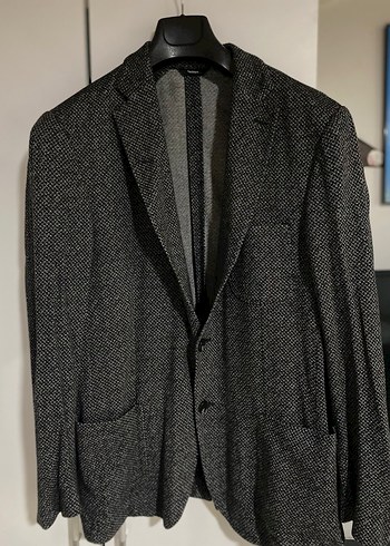 Gri Düğmeli Erkek Ceket - Görsel 4