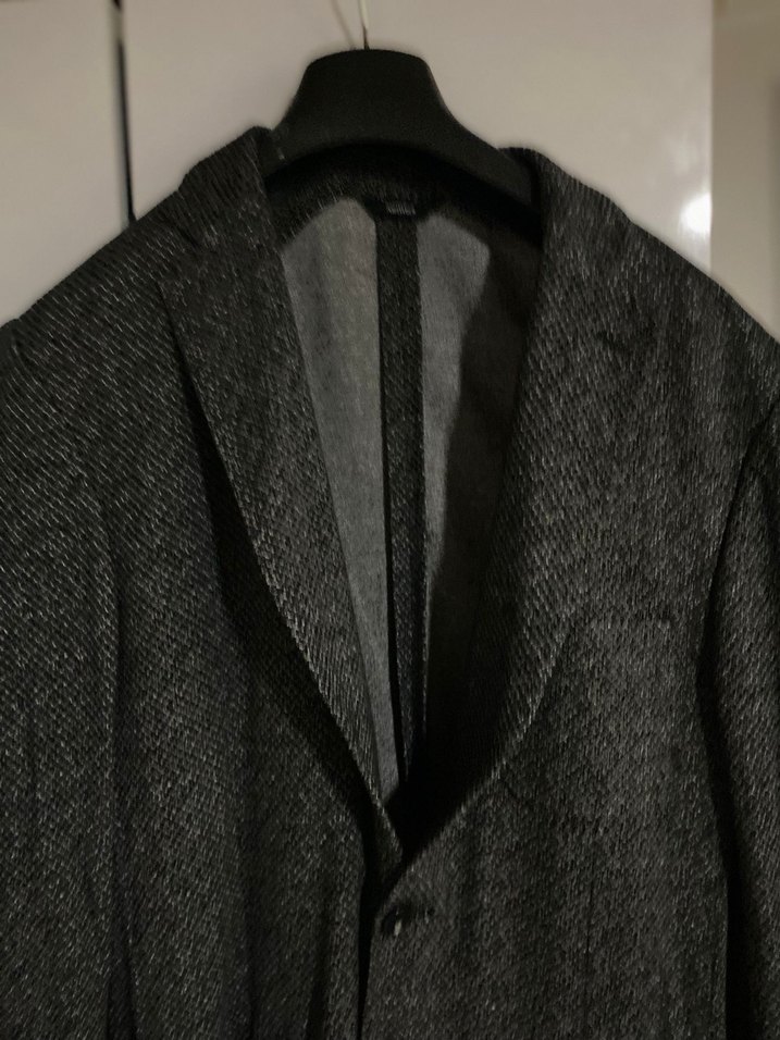 Gri Düğmeli Erkek Ceket - Görsel 5