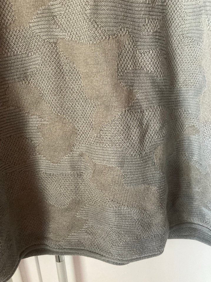 Gri Erkek Triko Uzun Kollu Bisiklet Yaka Kazak - Görsel 3