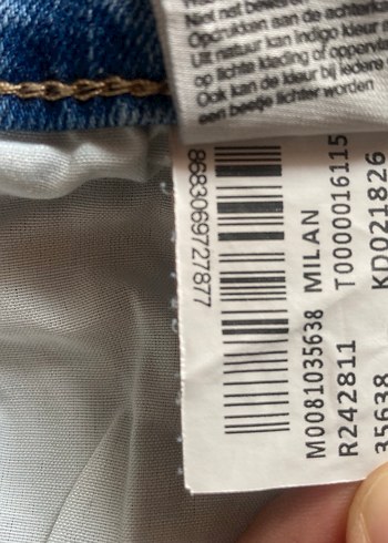 Mavi jeans hiç kullanılmadı - Görsel 12