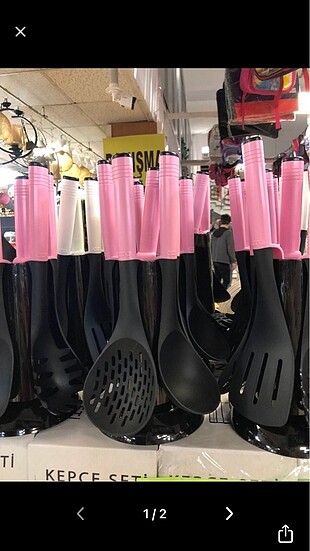Kepçe seti pembe