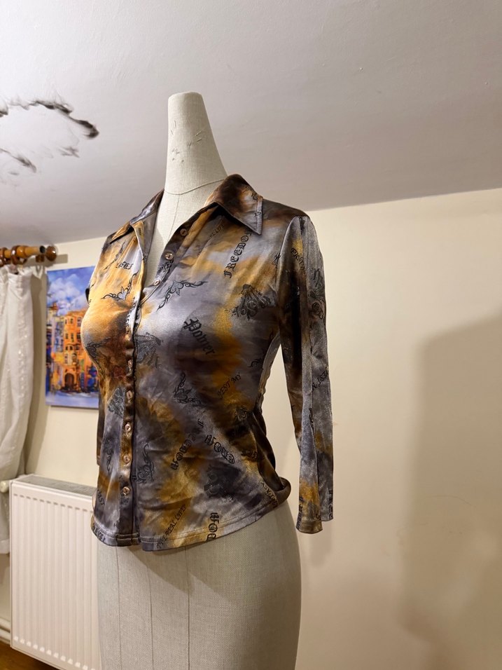 y2k gömlek - Görsel 3