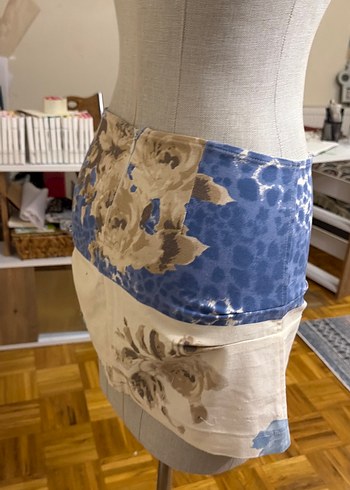 Bohem Stil Bağcıklı Mini Etek Y2K - Görsel 3