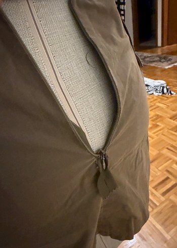 Bej Pileli Mini Etek - Görsel 6